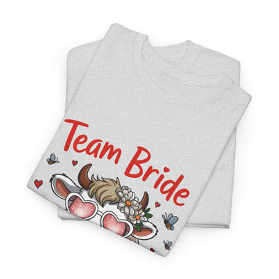Cow Team Bride Unisex Tee | Fun Bridal Party Shirt