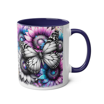 Be Happy Two-Tone Afirmation Mug