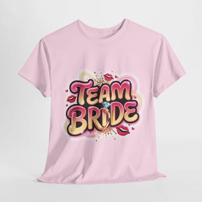 Team Bride Unisex Heavy Cotton Tee - Perfect for Bachelorette Parties & Bridal Celebrations