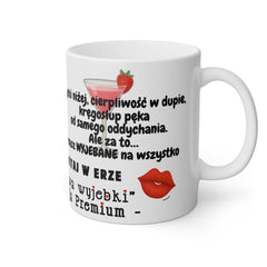 „Stara 40-stka” z Humorem – Śmieszny Kubek 11oz / 15oz na 40 Urodzin