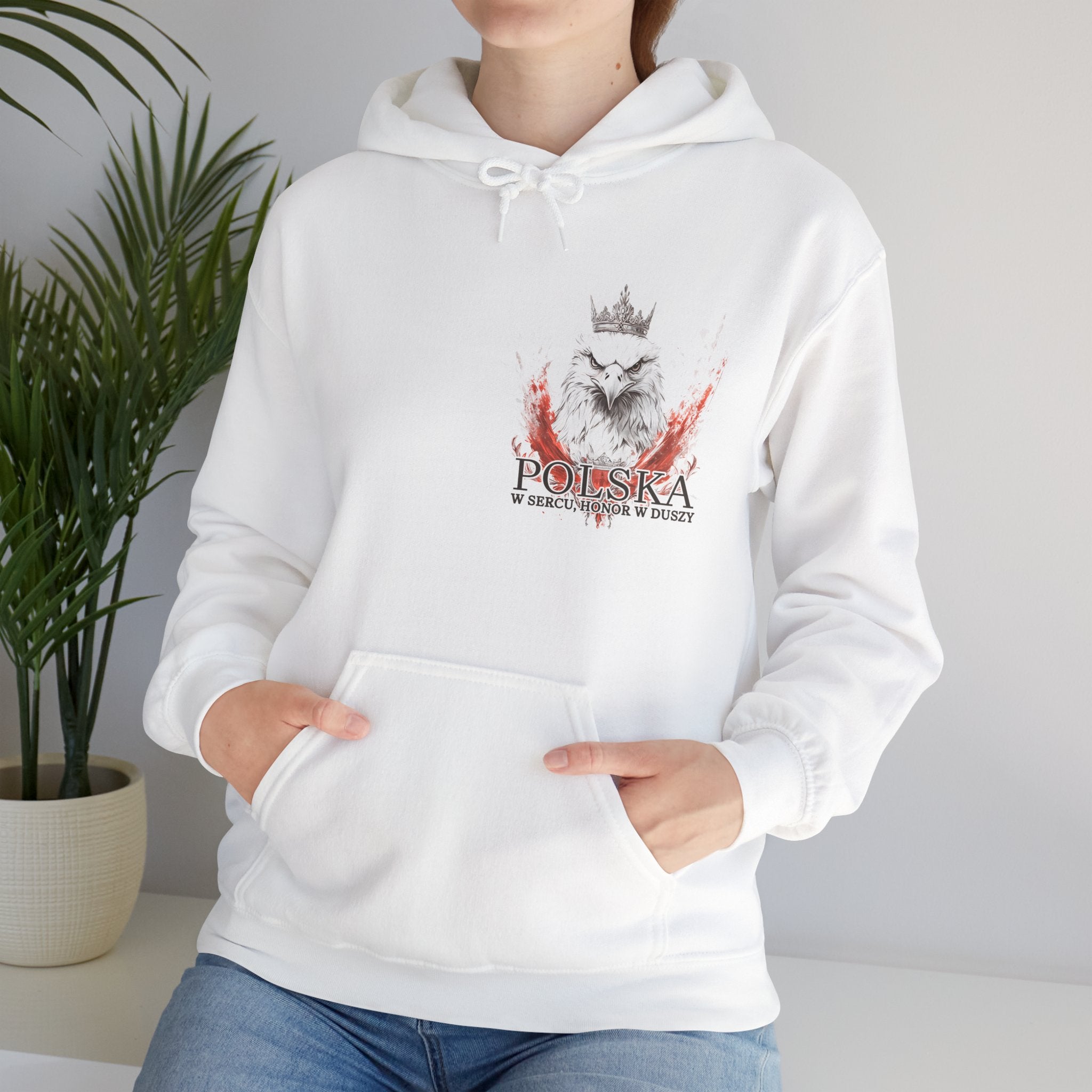Polska w sercu, bluza z kapturem