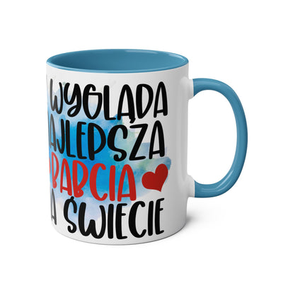 Najlepsza Babcia Kubek Dwukolorowy