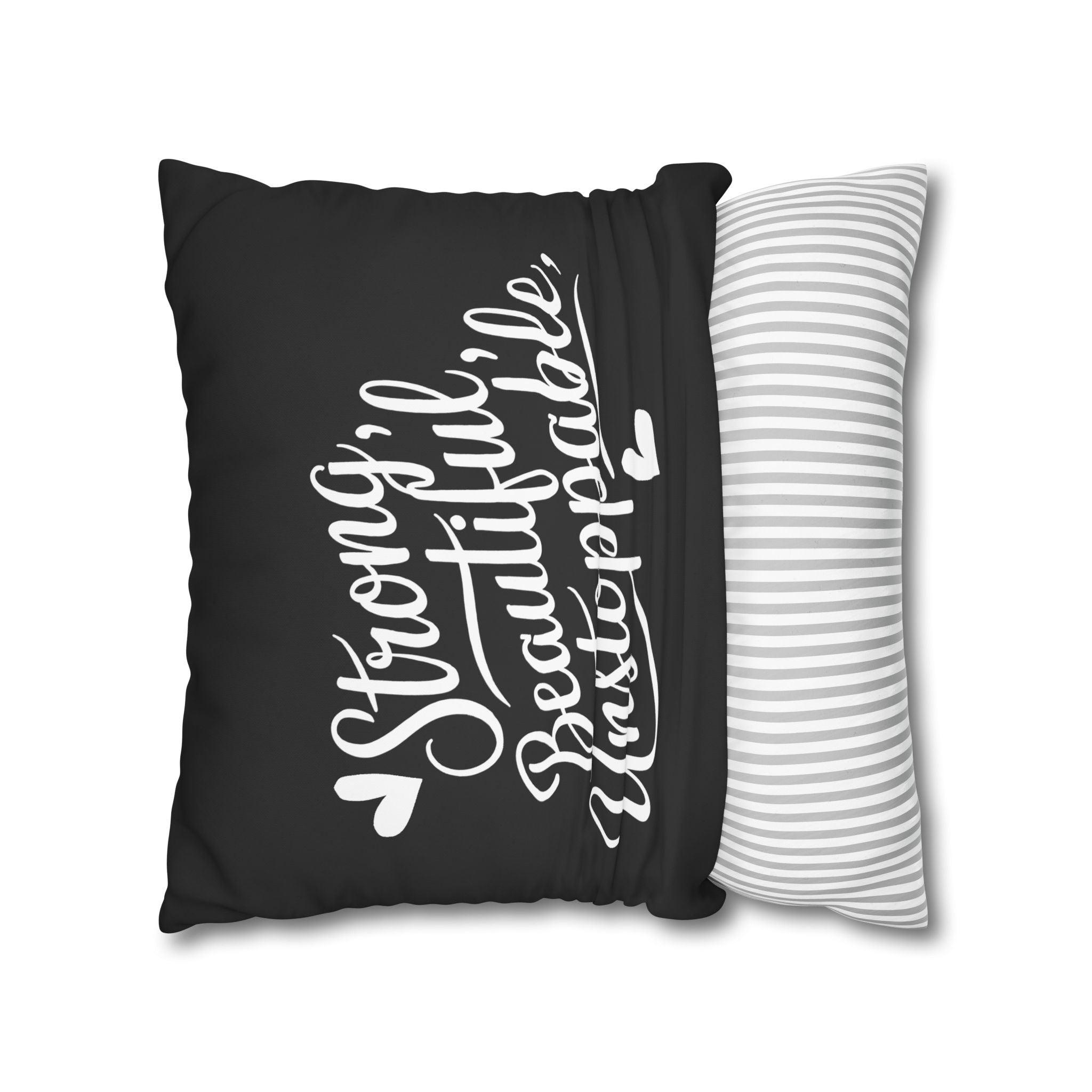 Canvas Pillowcase - Chic Retro Print Stylish Home Decor