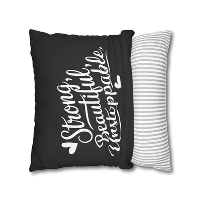 Canvas Pillowcase - Chic Retro Print Stylish Home Decor