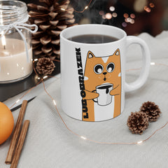 Personalizowany biały kubek ceramiczny 330 ml