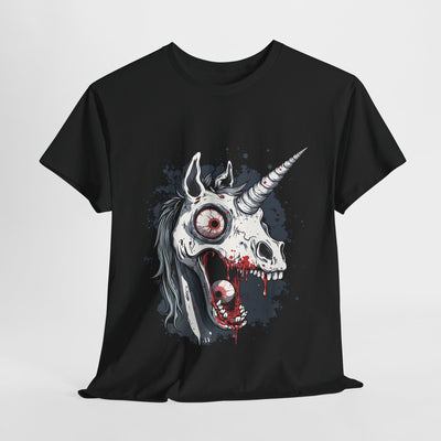 Unicorn Tshirt / Creepy Unicorn / Horror Tshirt / Gothic Tshirt