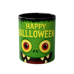 Halloween Monster Mug , Frankestein | Fun Two-Tone Coffee Cup for Halloween, Gifts for Kids, Spooky Decor, Party Favor, Trick or Treat