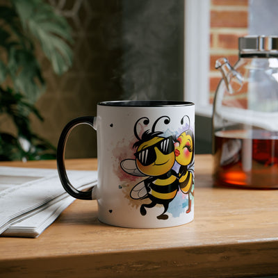 Najlpesze na stres...Kubek Dwukolorowy, Couple Coffee Mug - Two-Tone 11oz