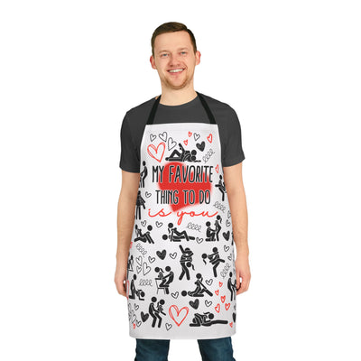 Kitchen Apron with Sex Positions