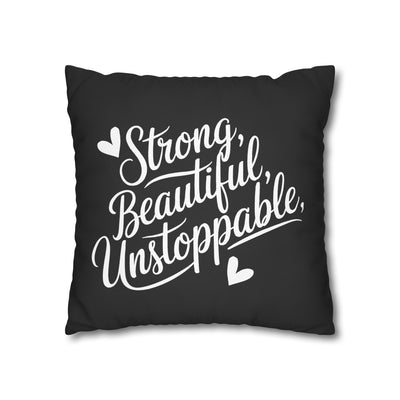 Canvas Pillowcase - Chic Retro Print Stylish Home Decor