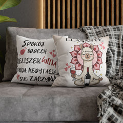 Poszewka na poduszkę Llamaste Poly Canvas Poszewka