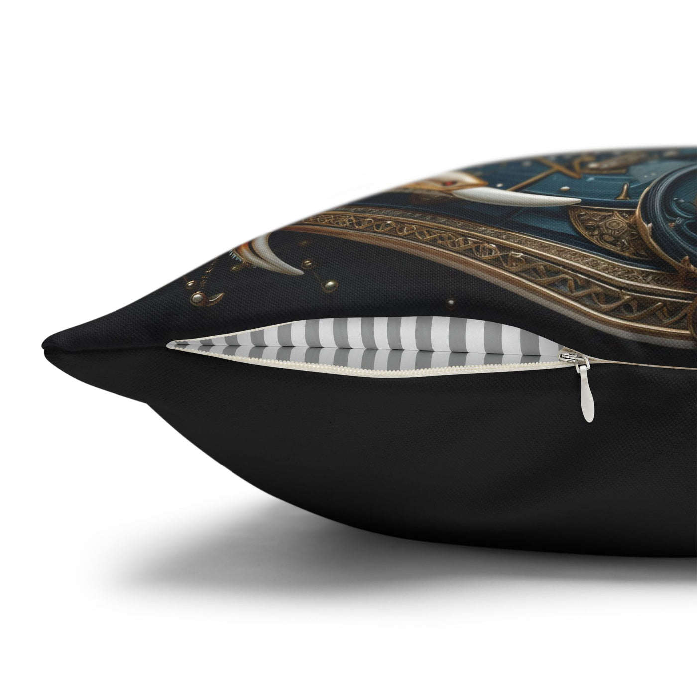 Artistic Cancer Zodiac Poly Canvas Pillowcase - Luxurious Sea-Themed Home Decor