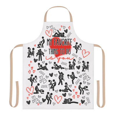 Kitchen Apron with Sex Positions