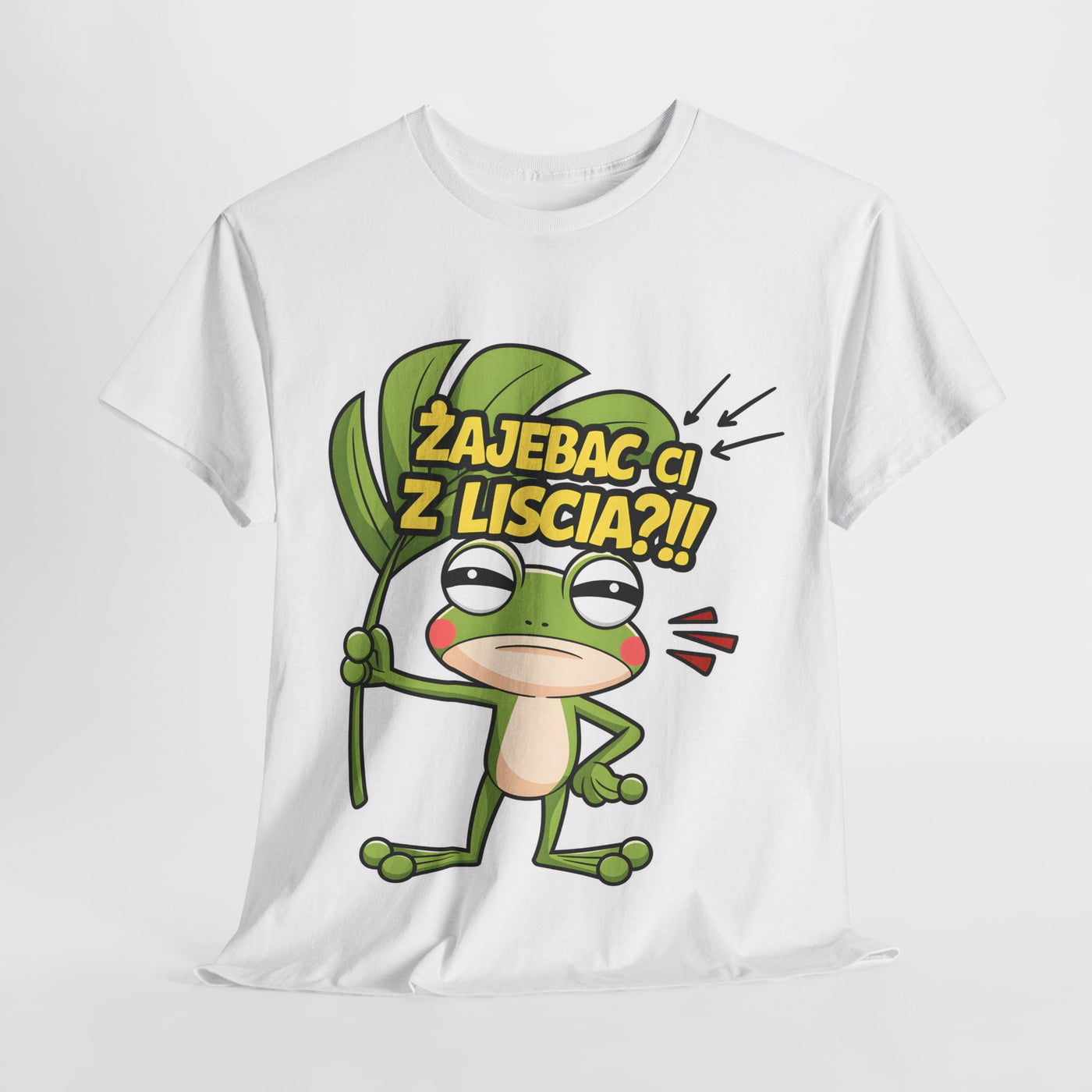 "Żajebać Ci z liścia?" Koszulka, Funny T-Shirt