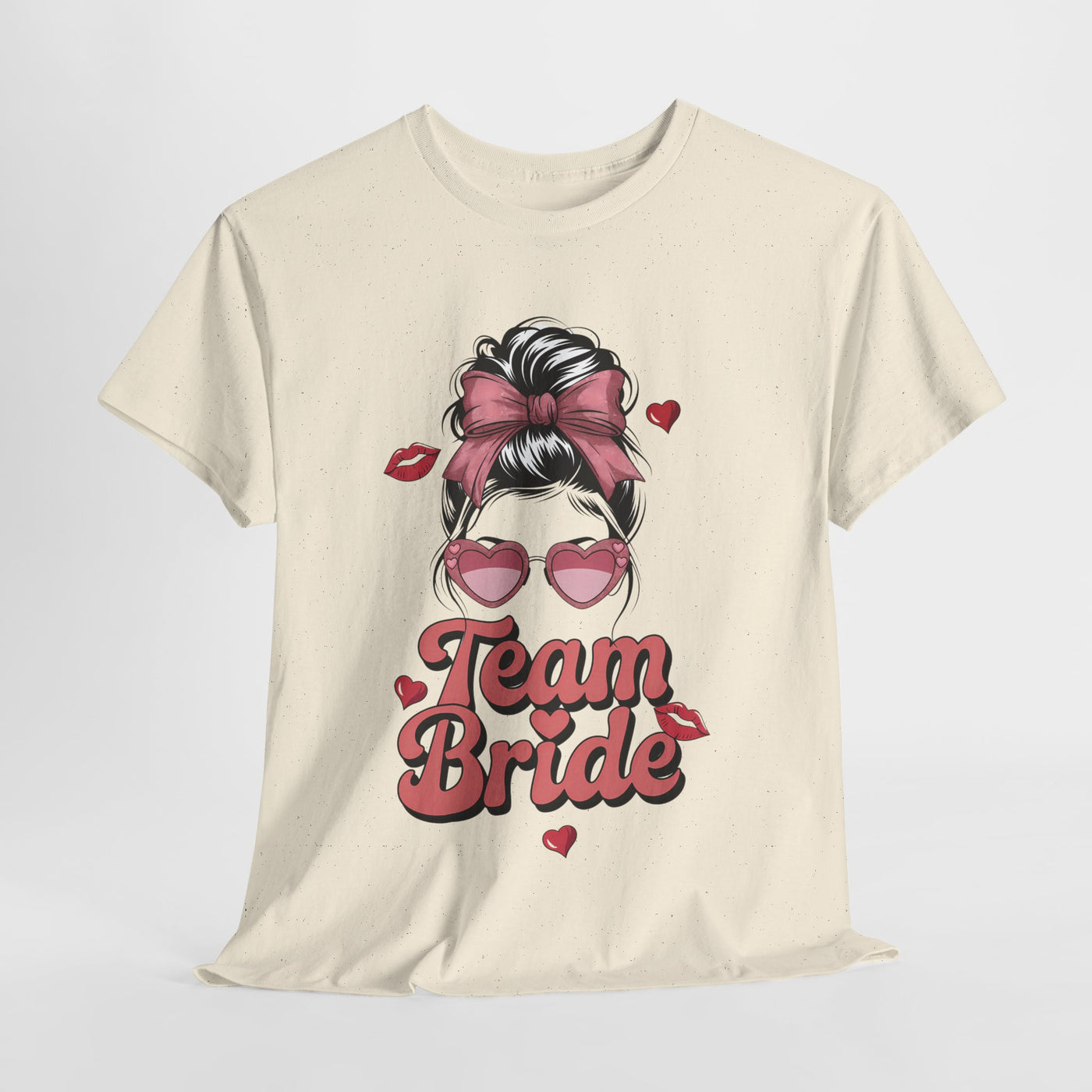 Team Bride Cotton Tee - Perfect for Bridal Parties and Weddings