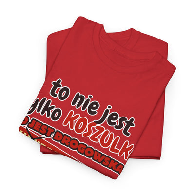 Unisex Zabawny T-Shirt Pijany Wędrowiec z własnym QR Code