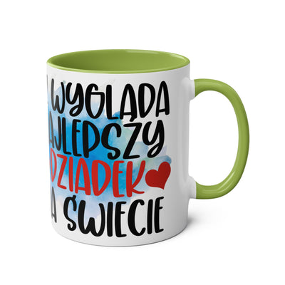 Najlepszy Dziadek Kubek Dwukolorowy