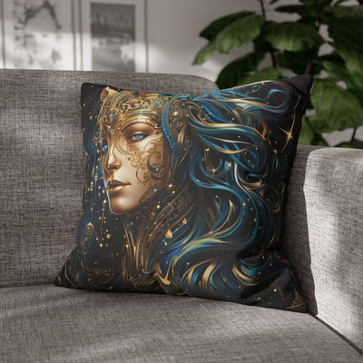 Artistic Sagittarius Zodiac Poly Canvas Pillowcase - Enchanted Home Decor
