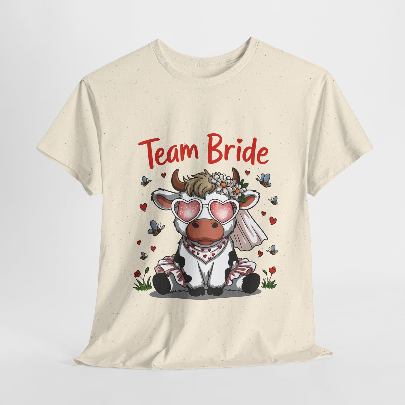 Cow Team Bride Unisex Tee | Fun Bridal Party Shirt