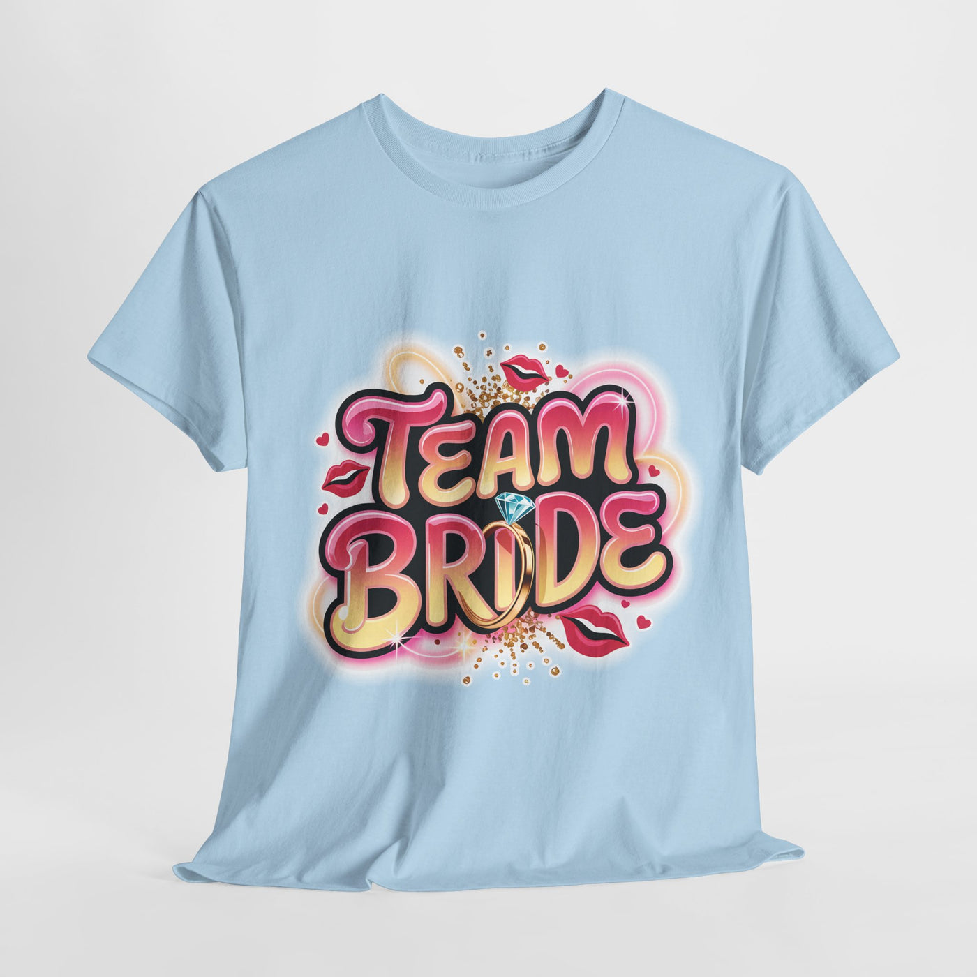 Team Bride Unisex Heavy Cotton Tee - Perfect for Bachelorette Parties & Bridal Celebrations