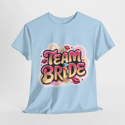 Team Bride Unisex Heavy Cotton Tee - Perfect for Bachelorette Parties & Bridal Celebrations