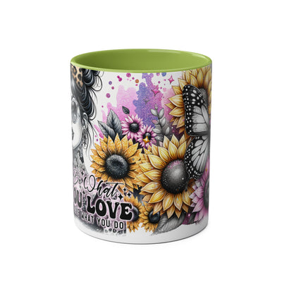 Do What You Love to do-Two-Tone Coffee Mug