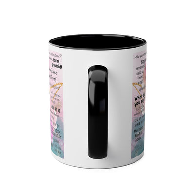 Mom Life Two-Tone Coffee Mugs, 11oz