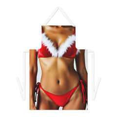 Festive Adult Apron, Holiday Kitchen Apron, Christmas Cooking Gift, Fun Chef Apron, Santa-Themed Apron, Unique Cooking Accessory