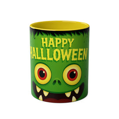 Halloween Monster Mug , Frankestein | Fun Two-Tone Coffee Cup for Halloween, Gifts for Kids, Spooky Decor, Party Favor, Trick or Treat