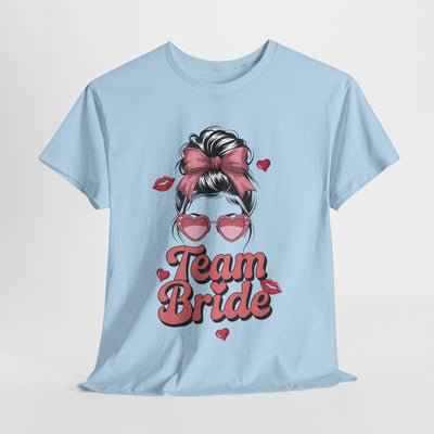 Team Bride Cotton Tee - Perfect for Bridal Parties and Weddings