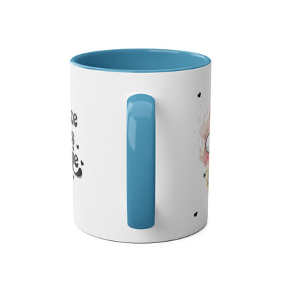 Najlpesze na stres...Kubek Dwukolorowy, Couple Coffee Mug - Two-Tone 11oz