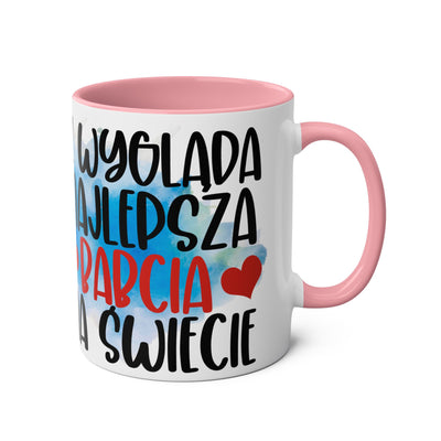 Najlepsza Babcia Kubek Dwukolorowy