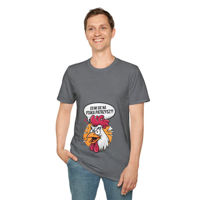 "Czego mi się na ptaka patrzysz" Koszulka, Funny T-Shirt
