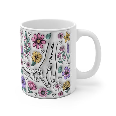 For Mom Ceramic Coffee Personalised Cups, 11oz, 15oz