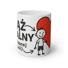 Kubek „Mąż idealny (we własnej opinii)” 😄 | Śmieszny prezent dla męża 💍❤️