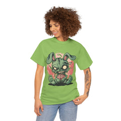 Zombie Bunny holding Brain T-shirt