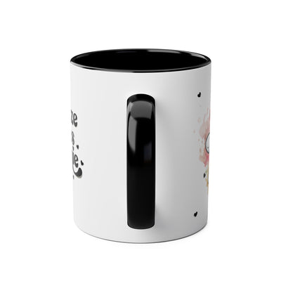 Najlpesze na stres...Kubek Dwukolorowy, Couple Coffee Mug - Two-Tone 11oz