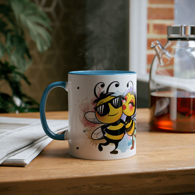 Najlpesze na stres...Kubek Dwukolorowy, Couple Coffee Mug - Two-Tone 11oz