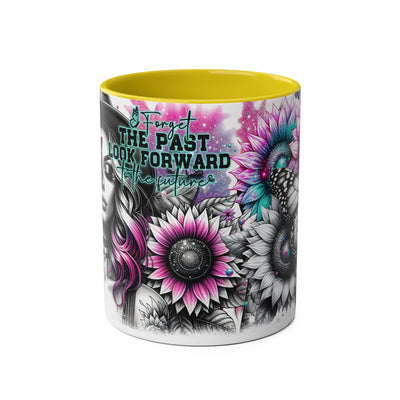 Forget The Past - Two-Tone Afirmation Mug