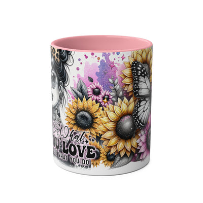 Do What You Love to do-Two-Tone Coffee Mug