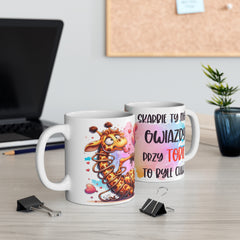 Skarbie Ty mój - Biały Kubek Ceramiczny / Dwa Rozmiary
