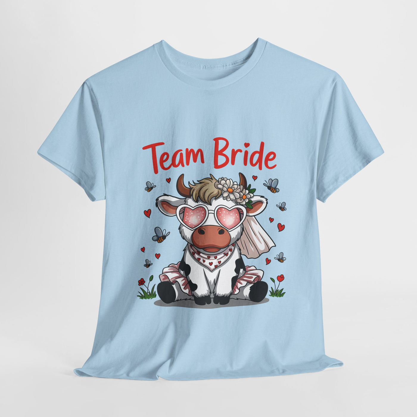 Cow Team Bride Unisex Tee | Fun Bridal Party Shirt