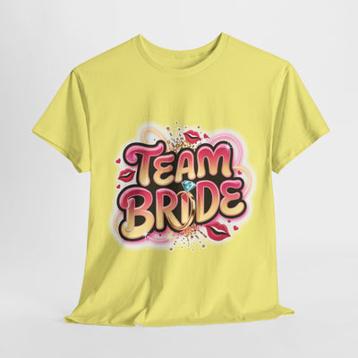 Team Bride Unisex Heavy Cotton Tee - Perfect for Bachelorette Parties & Bridal Celebrations