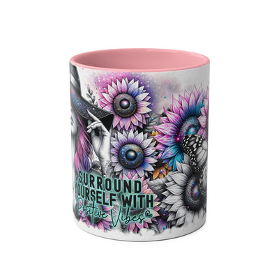 Surround Yourself - Two-Tone Afirmation Mugs