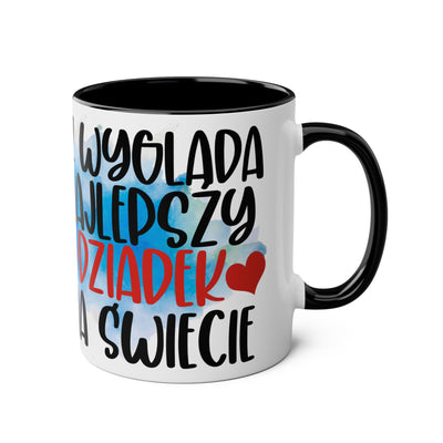 Najlepszy Dziadek Kubek Dwukolorowy