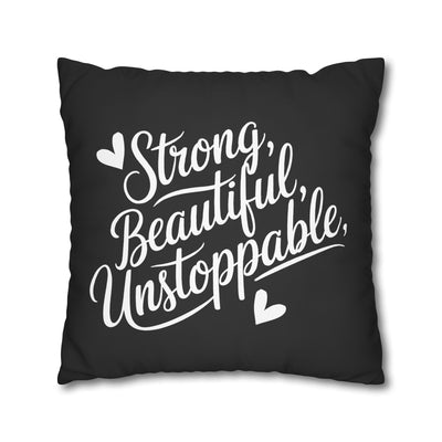 Canvas Pillowcase - Chic Retro Print Stylish Home Decor