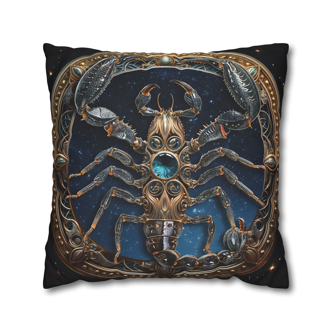 Astrological Zodiac Scorpio Poly Canvas Pillowcase - Celestial Home Decor