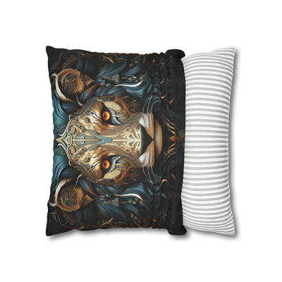 Majestic Leo Zodiac Decorative Pillowcase - Boho Style Cushion Cover