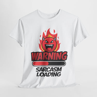 Funny Sarcastic Warning Tee - Unisex Heavy Cotton T-Shirt