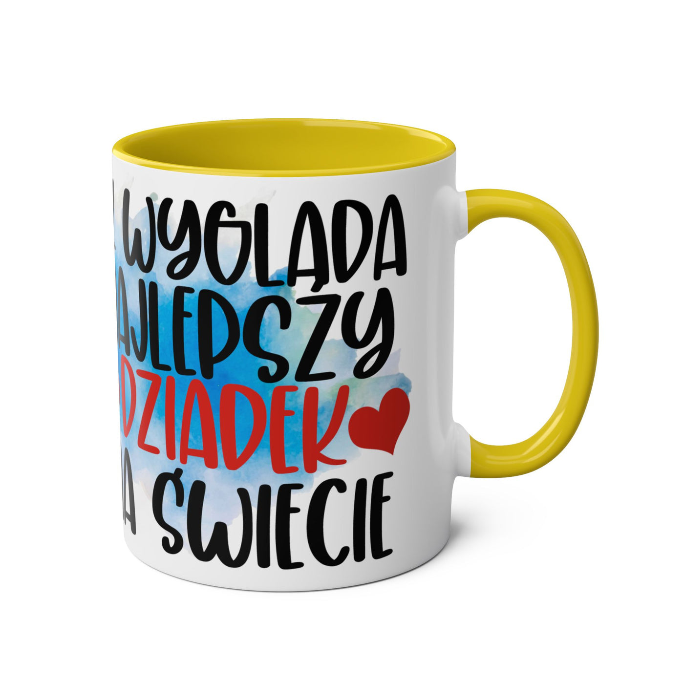 Najlepszy Dziadek Kubek Dwukolorowy